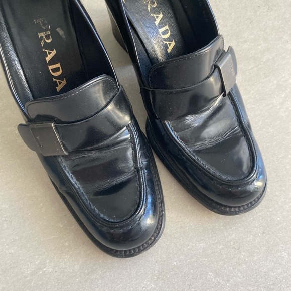 PRADA vintage loafer heels - Picture 4 of 10